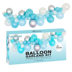 Balloon Garland Kit DIY - Blue & Silver
