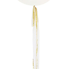 Balloon Tail - White Gold + White