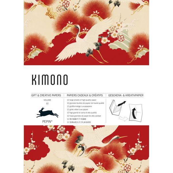 Gift and Creative Papers Book - Kimono